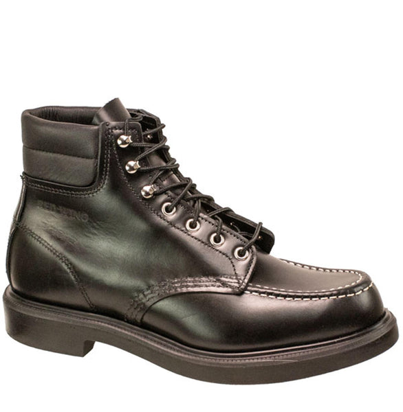 Red Wing Men's Classic Moc Men's 6-Inch Boot in Black Oil-Slick Leather
