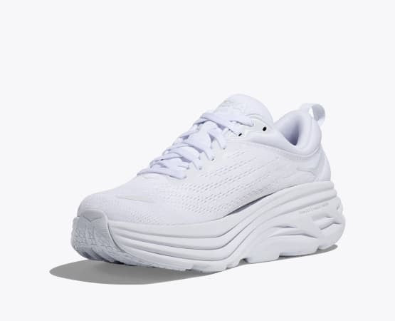 Hoka Women’s Bondi 8 white / white