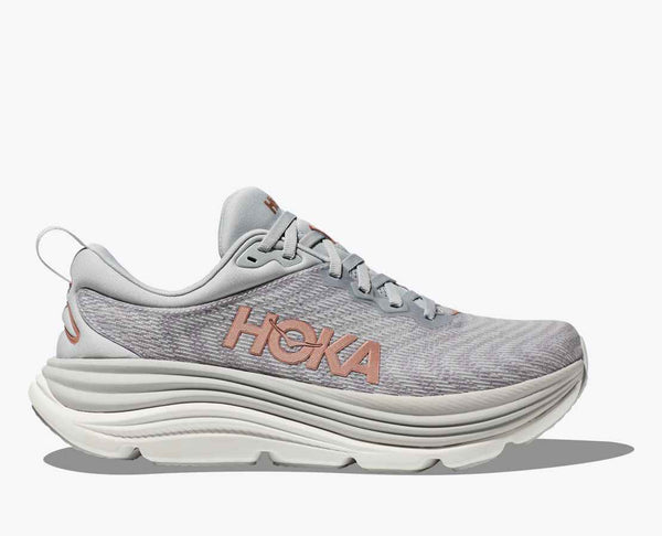 Hoka Women's Gaviota 5 harbor mist / rose gold