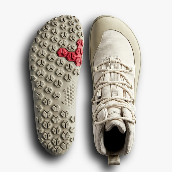 VivoBarefoot Women's Tracker Textile AT, silver birch