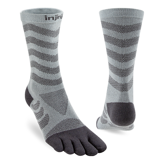 Injinji Women's Ultra Run Crew socks with coolmax