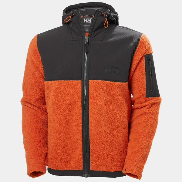Helly Hansen Men's Patrol Pile fleece jacket, orange