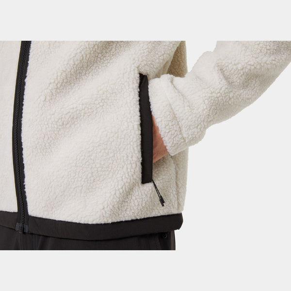 Helly Hansen Men's Patrol Pile fleece jacket, white
