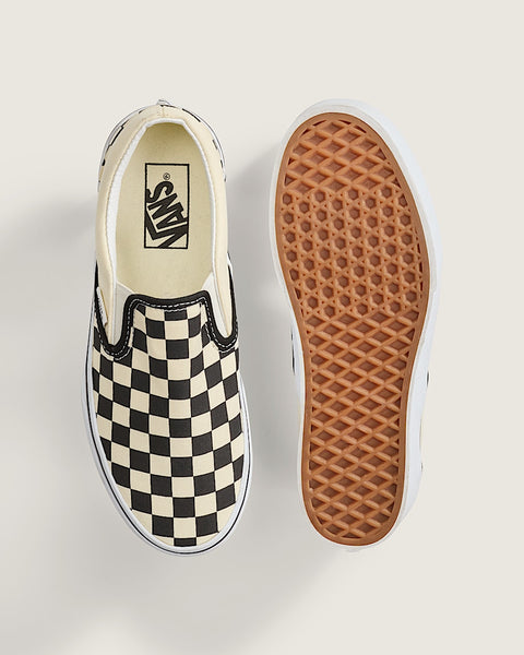 Vans Women's UA Classic Slip-On Stackform, checkerboard