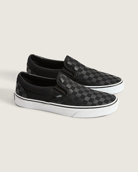 Vans UA Classic Slip-On Checkerboard, black-black/ white