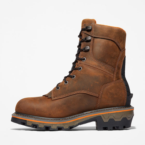 Timberland Men's PRO Boondock HD Waterproof Work Boot, wide 2E, Brown Earth
