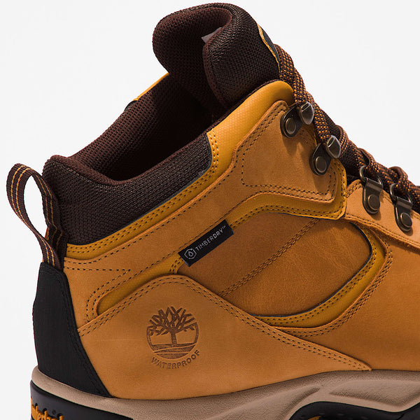 Timberland Men's Mt. Maddsen Waterproof mid-hiker boot, Wheat Nubuck