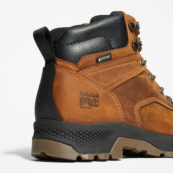 Timberland Men's TiTAN EV 6" Waterproof Work Boot, Brown
