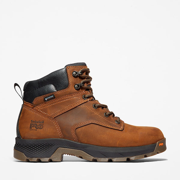 Timberland Men's TiTAN EV 6" Waterproof Work Boot, Brown