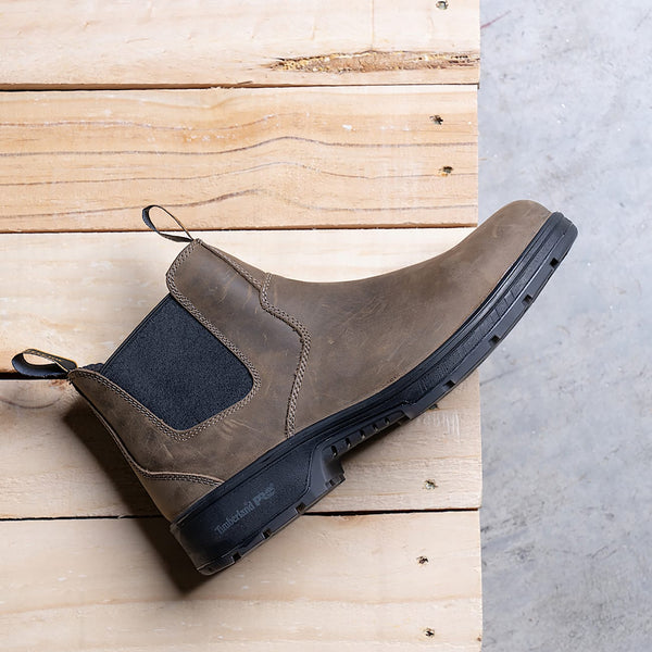 Timberland Men's Nashoba Casual Composite Toe Work Shoe, wide 2E, Turkish Coffee Brown