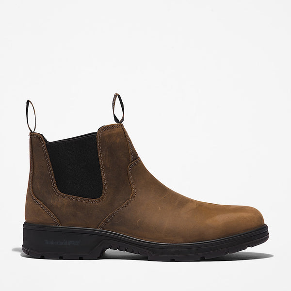 Timberland Men's Nashoba Casual Composite Toe Work Shoe, wide 2E, Turkish Coffee Brown