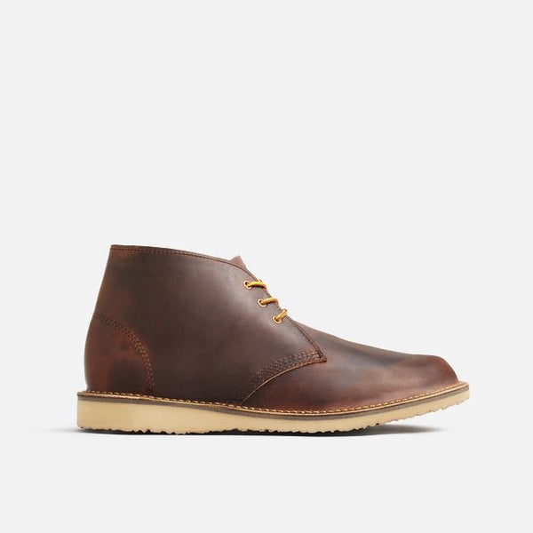 Red Wing Men's Weekender Chukka Rough & Tough Leather, Copper