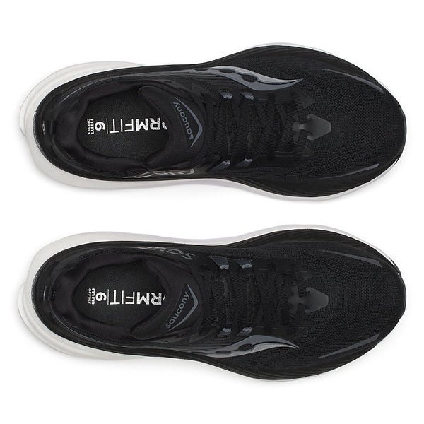 Saucony Men's Hurricane 24, black/white