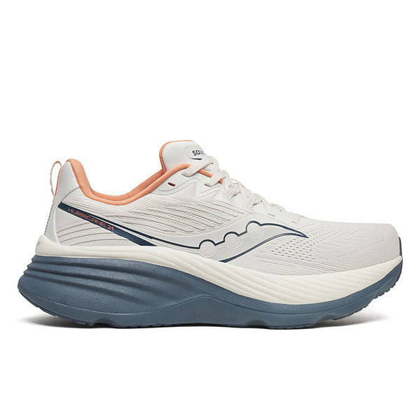 Saucony Men's Hurricane 24, Vanilla/ Dusk