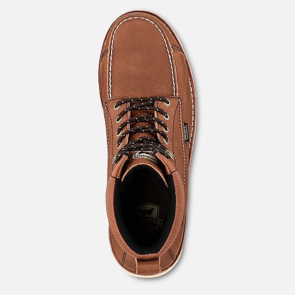 Irish Setter by Red Wing, Men's Wingshooter ST wide, 6-inch Waterproof Leather Safety Toe Boot, Full Grain, style 83632