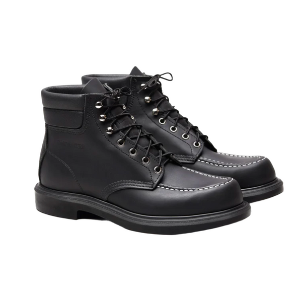 Red Wing Men's Classic Moc Men's 6-Inch Boot in Black Oil-Slick Leather