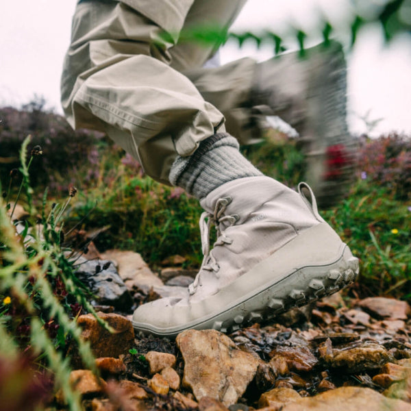 VivoBarefoot Women's Tracker Textile AT, silver birch