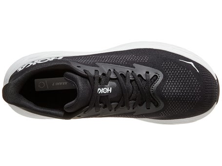 Hoka Men's Arahi 7, black/white, medium and wide