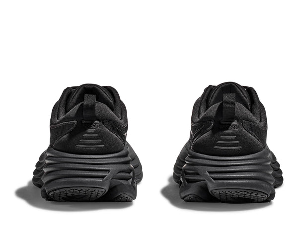 Hoka Mens Bondi 8 Black Black Extra Wide 4E